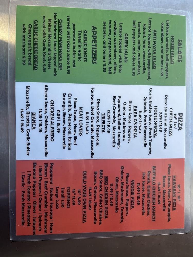 Papa g's Menu image 2